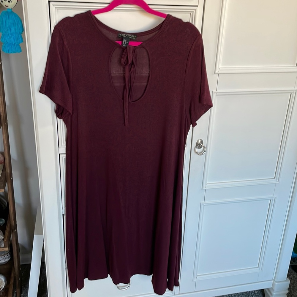 Sweater key hole dress